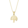 Tree of life halskæde - 8 kt. fra Gold Essentials by Plaza