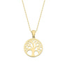 Tree of life halskæde - 8 kt. fra Gold Essentials by Plaza