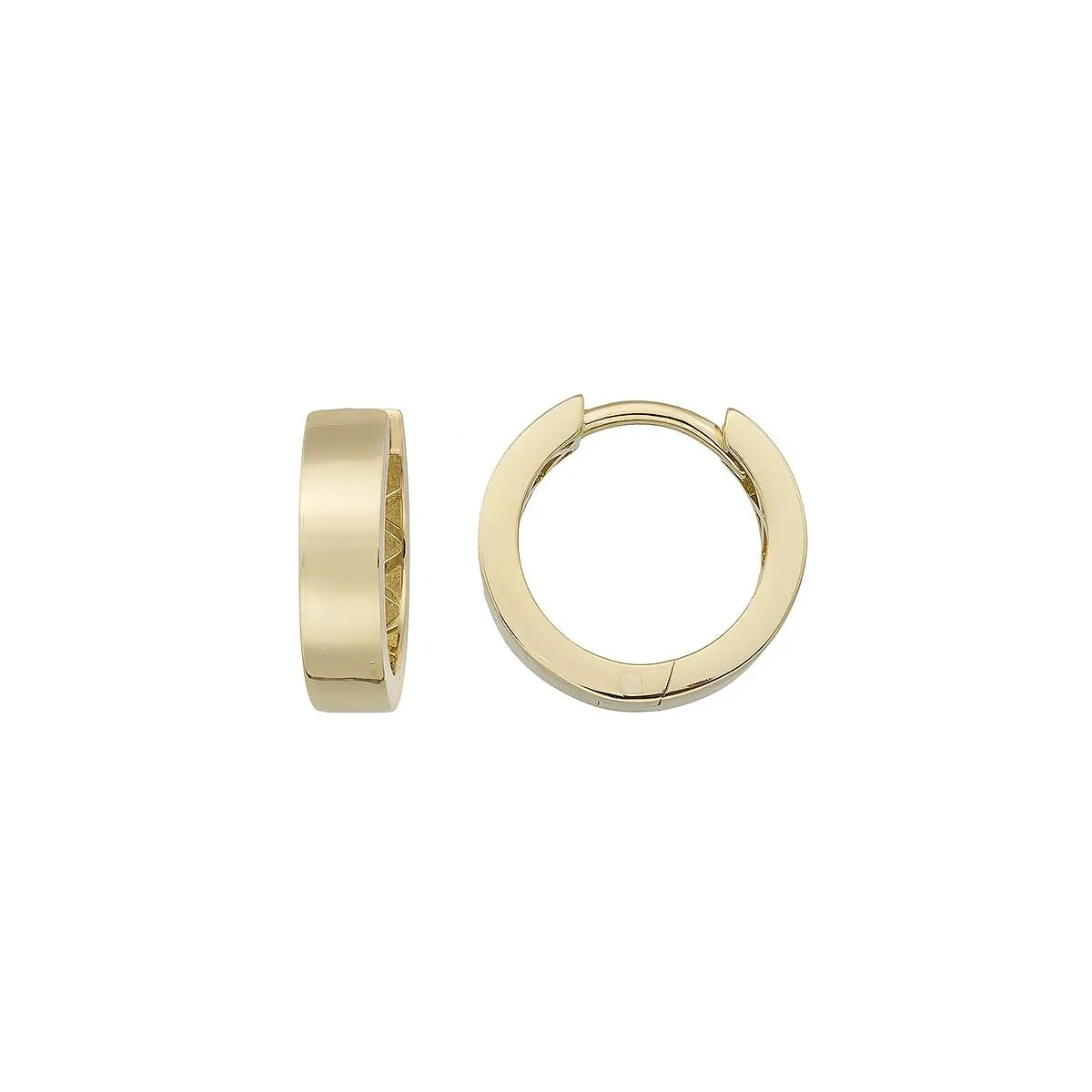 Gold creoler 11mm - 8 kt. fra Gold Essentials by Plaza