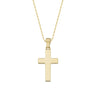 Cross halskæde - 8 kt. fra Gold Essentials by Plaza