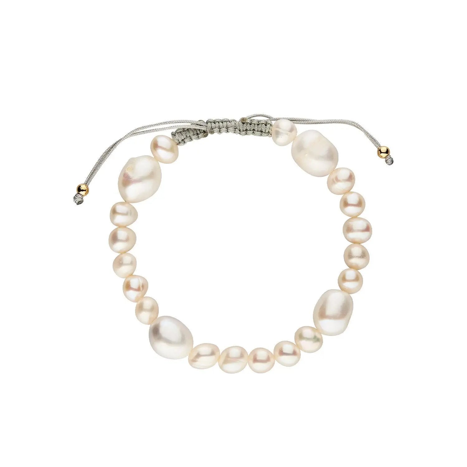 Pearl mix armbånd - Forgyldt fra Lush Lush Jewelry