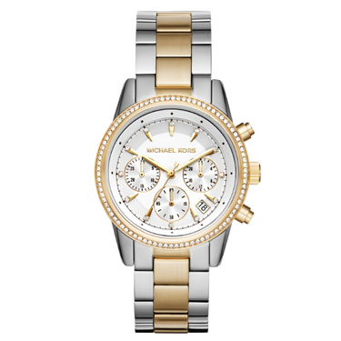 Michael Kors Ritz ur - Sølv/guld/hvid fra Michael Kors Watches