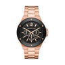 Lennox - Rosa guld/sort fra Michael Kors Watches