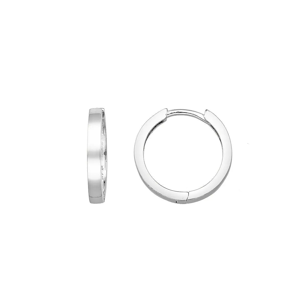 Simple creoler 15mm - Sølv fra Lush Lush Jewelry