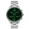 Pioneer // 42mm // Silver // Silver 3-Link // Green Sunray D fra Nordgreen