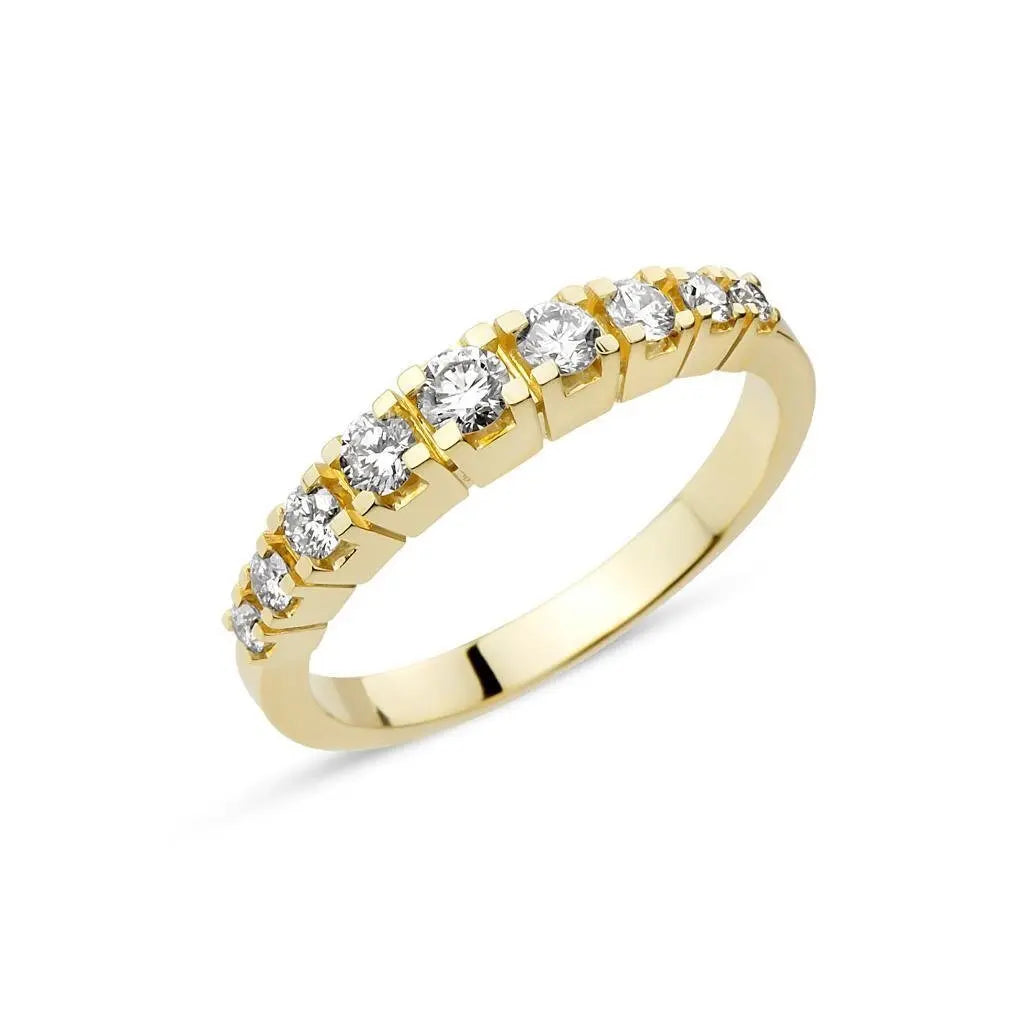 Emilie Queen ring 0,50 ct. - 14 kt. Guld fra Diamond Essentials by Plaza