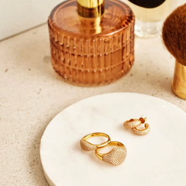 Sparkling Mary ring - Forgyldt fra Enamel