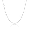 Anker Rund halskæde 0,30 - Sølv fra Basic Essentials by Plaza