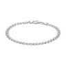 Bismark armbånd 5,00/18,5 - Sølv fra Basic Essentials by Plaza