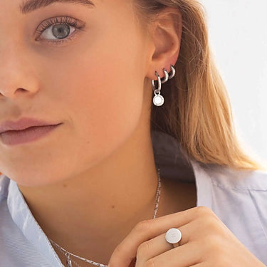 Portofino Lungo Øreringe - Sølv fra Sif Jakobs Jewellery
