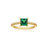 Ellera Quadrato Ring - Forgyldt fra Sif Jakobs Jewellery