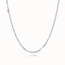 Singapore Halskæde 2,9 - Sølv fra Basic Essentials by Plaza