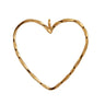 Funky Heart Vedhæng - Forgyldt fra Stine A Jewelry