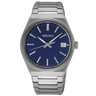 Quartz Ur - Sølv/sort fra Seiko