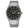 Quartz Ur - Sølv/sort fra Seiko