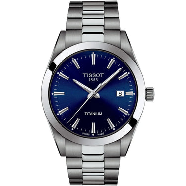 Gentleman titanium ur - Sølv/blå fra Tissot