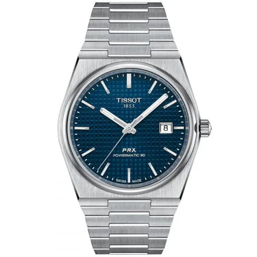 Tissot PRX Powermatic 80 Ur - Sølv/blå fra Tissot
