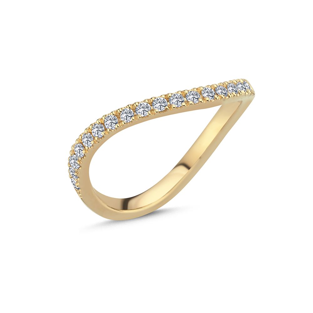 Valentina Ring m. 0,25ct. W-si - 14kt. Guld