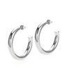Aura Hoops Large - Stål fra Sistie 2nd