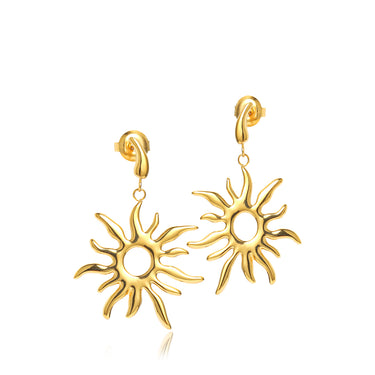 Sirena Øreringe - Forgyldt Stål