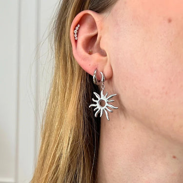 Sirena Øreringe - Stål