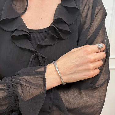 Wavy -Armbånd - Stål